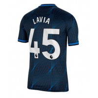 Chelsea Romeo Lavia #45 Bortatröja 2023-24 Korta ärmar
